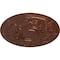 Ekena Millwork Darnay Ceiling Medallion (Fits Canopies up to 7 1/4"), Hand-Painted Copper Penny, 29 1/4"OD x 2"P CM29DACPS - alternate 3